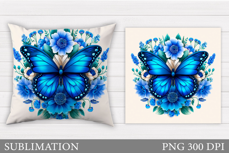Butterfly Pillow Design. Butterfly Sublimation