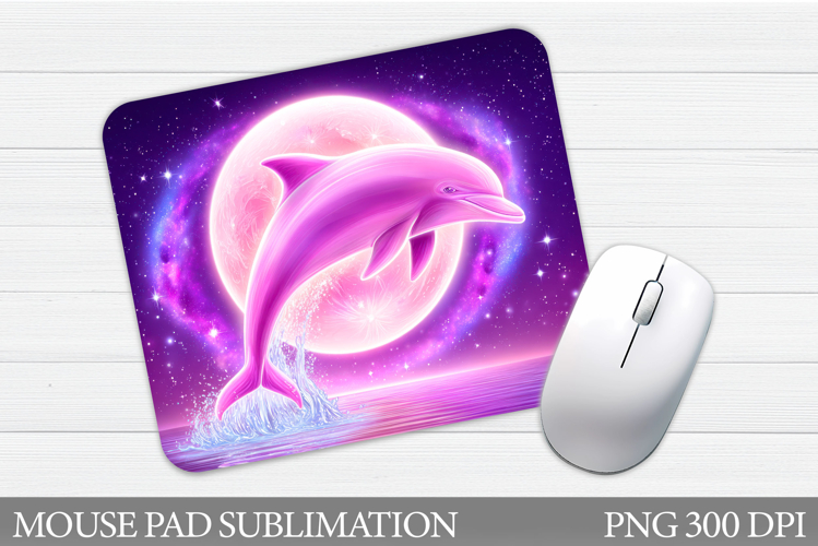 Dolphin Mouse Pad Sublimation. Cute Dolphin Sublimation