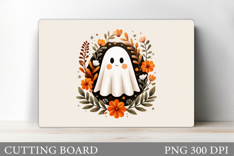 Halloween Ghost Cutting Board. Halloween Cutting Board