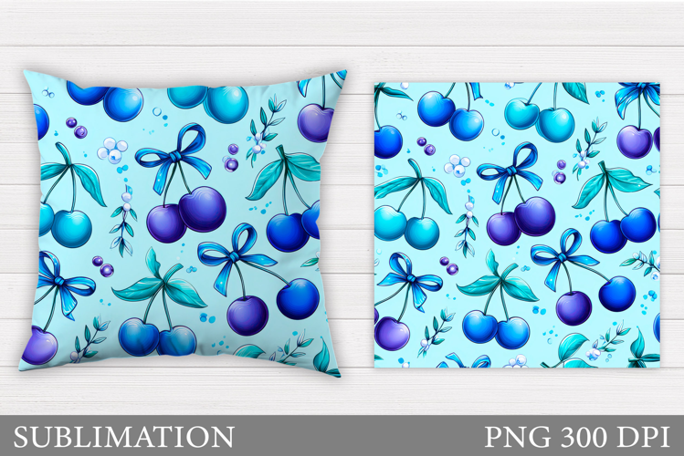 Cherry Pillow Design. Cherry Sublimation
