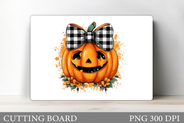 Halloween Pumpkin Cutting Board. Halloween Cutting Board