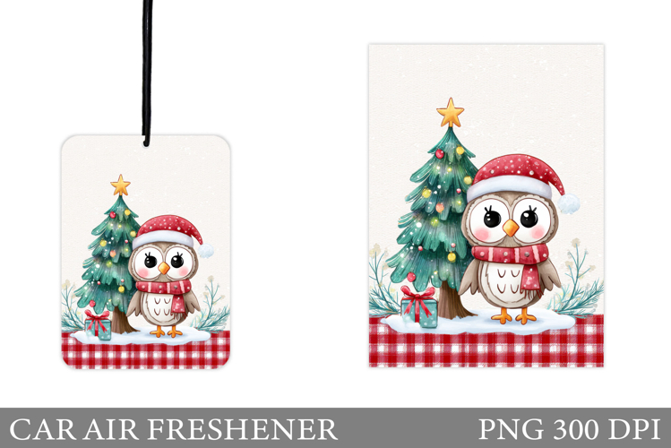 Cute Owl Car Air Freshener. Christmas Car Air Freshener