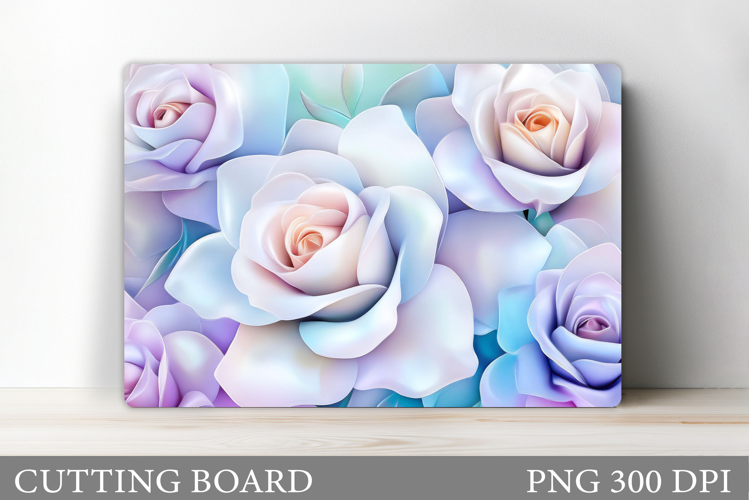 Roses Cutting Board. Flowers Cutting Board Sublimation