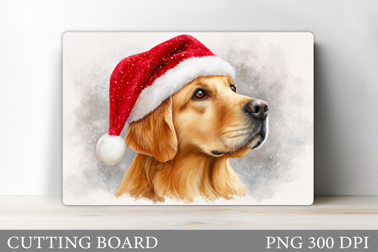 Christmas Dog Cutting Board. Christmas Cutting Board Design