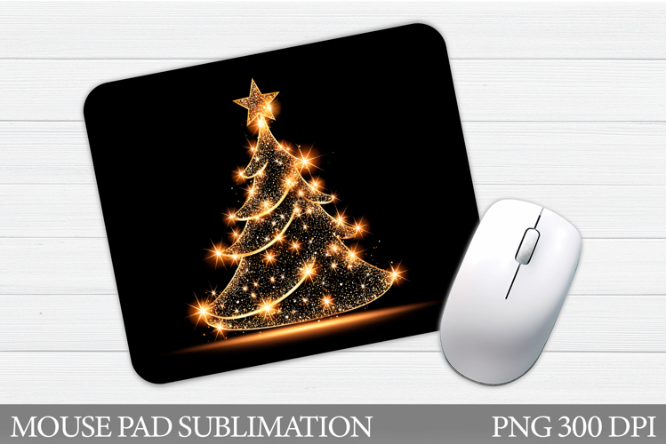 Christmas Tree Mouse Pad. Christmas Mouse Pad Sublimation