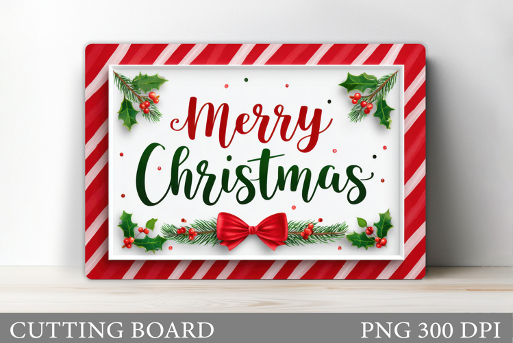 Christmas Cutting Board Design. Christmas Tree Cutting Board