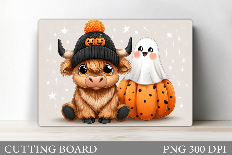 Halloween Cow Cutting Board. Halloween Cutting Board Design