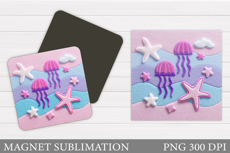 Jellyfish Magnet Sublimation. Jellyfish Sublimation