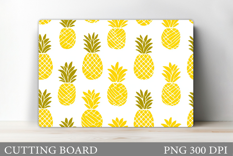 Pineapple Cutting Board. Summer Cutting Board Sublimation