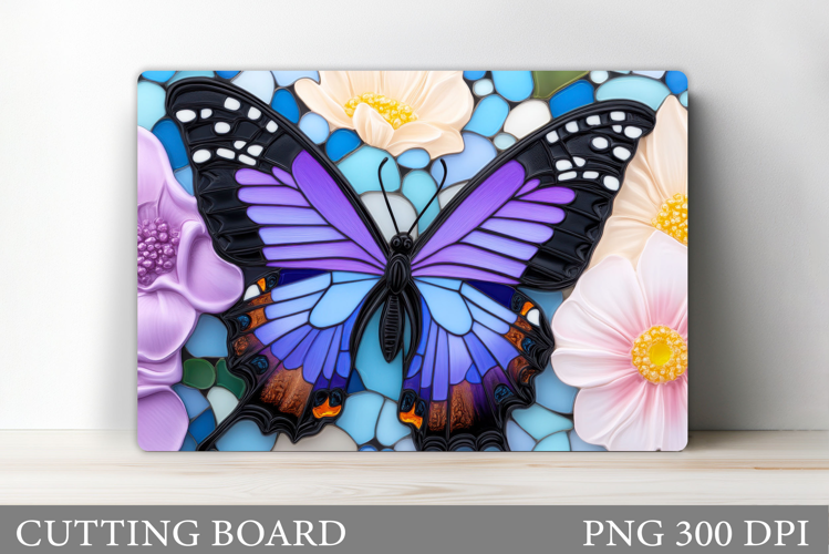 Butterfly Cutting Board. Flower Cutting Board Sublimation