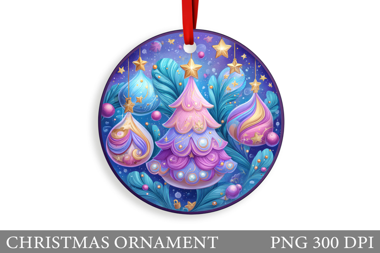 Christmas Tree Christmas Ornament. Winter Christmas Ornament