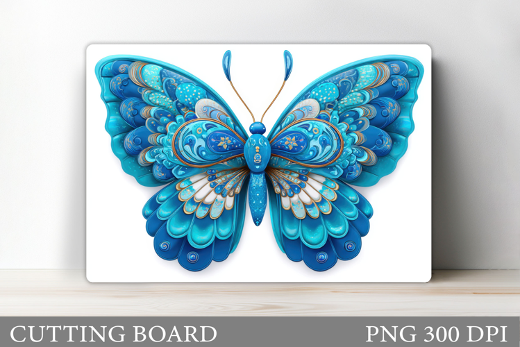Butterfly Cutting Board Design. Butterfly Sublimation