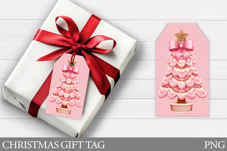 Christmas Gift Tag Design. Christmas Tree Gift Tag Printable