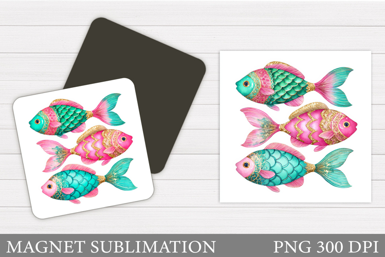Fish Magnet Design. Fish Sublimation