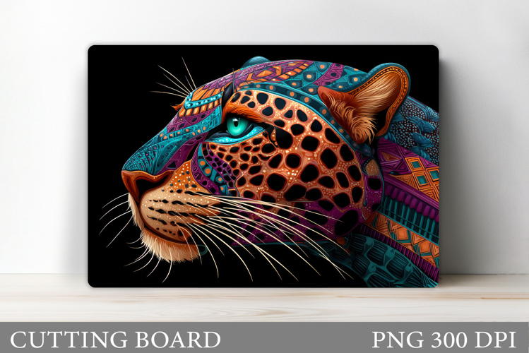 Leopard Cutting Board Design. Leopard Sublimation