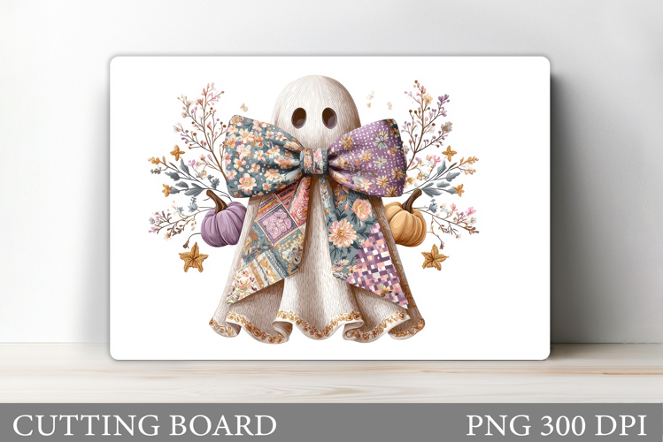 Fall Ghost Cutting Board. Fall Cutting Board Sublimation