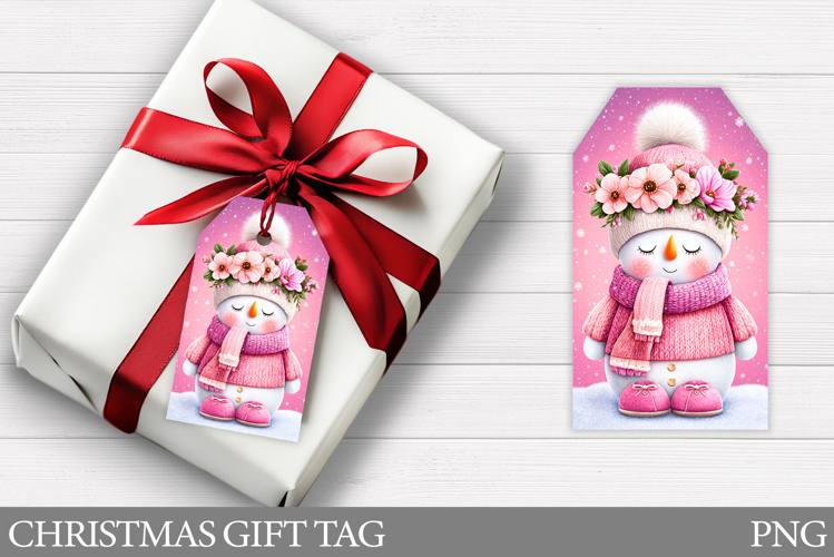 Christmas Gift Tags. Christmas Snowman Gift Tag Printable
