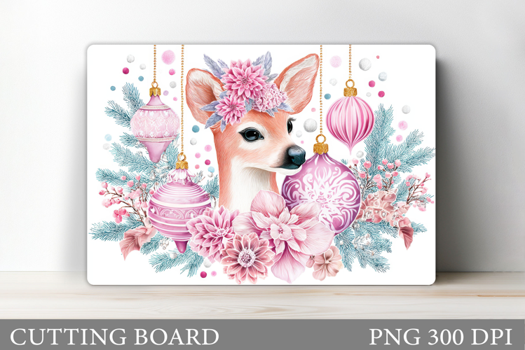 Christmas Deer Cutting Board. Christmas Cutting Board Design
