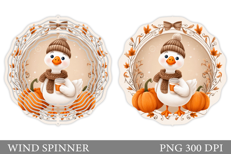 Fall Goose Wind Spinner. Fall Wind Spinner Sublimation