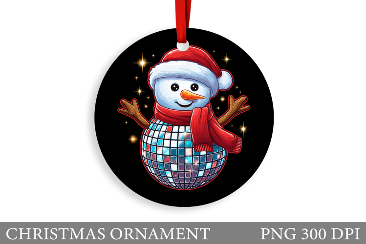 Snowman Christmas Ornament. Snowman Ornament Design