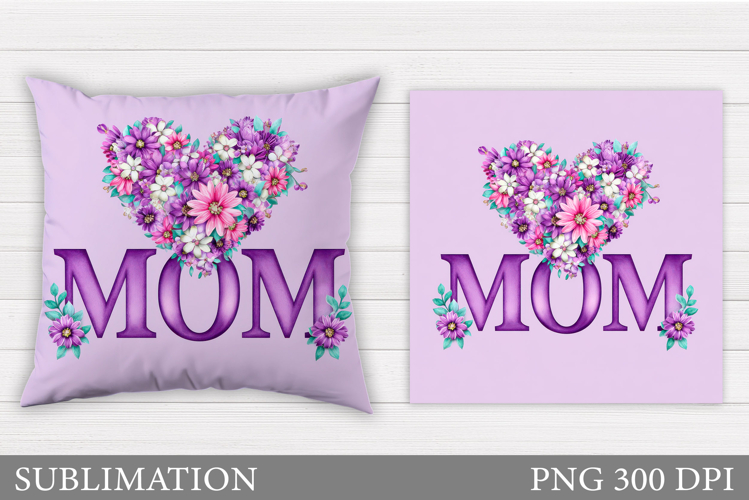 Mothers Day Sublimation. Mothers Day Pillow Sublimation