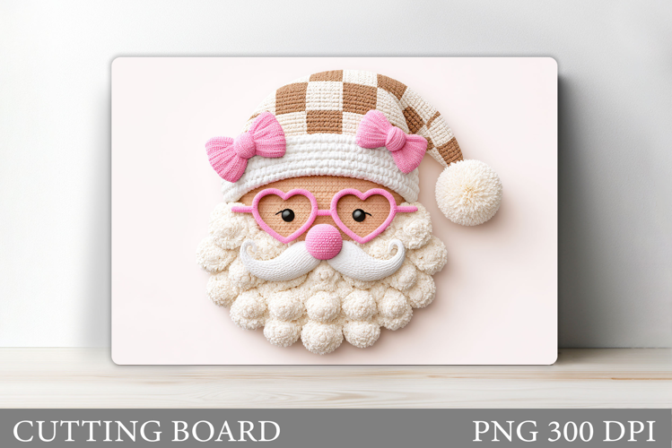 Santa Claus Cutting Board. Christmas Cutting Board