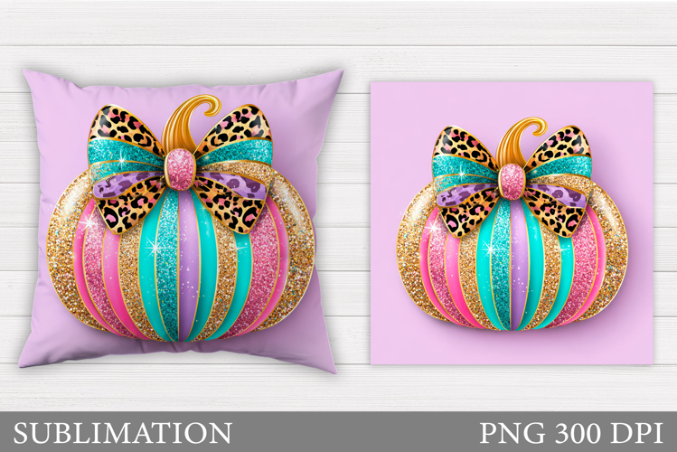 Pumpkin Pillow Design. Pumpkin Sublimation
