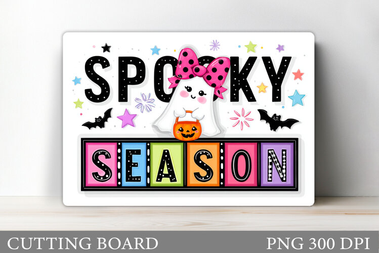 Halloween Cutting Board Design. Halloween Sublimation example image 1