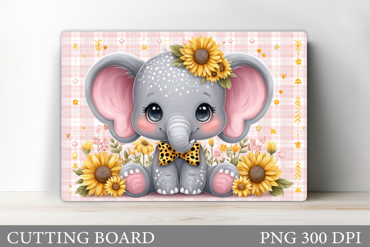 Cute Elephant Clipart Image 22