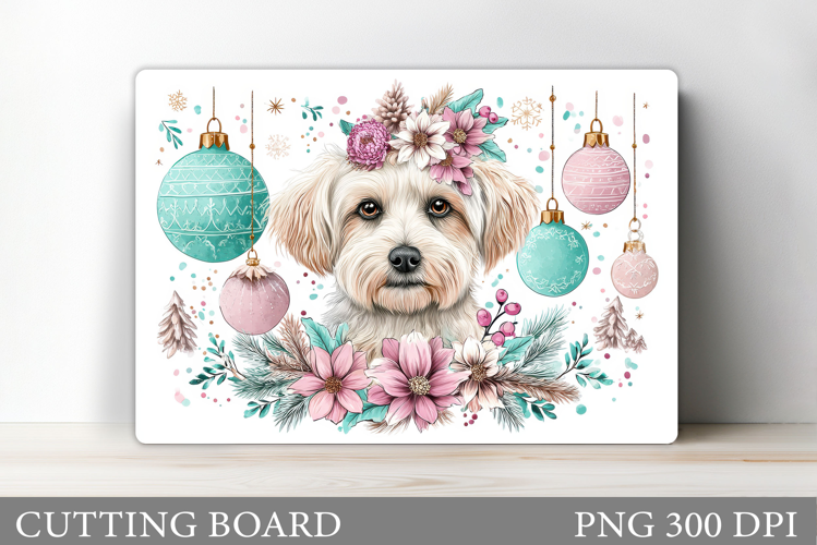 Christmas Dog Cutting Board. Christmas Cutting Board Design