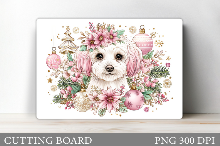 Christmas Dog Cutting Board. Christmas Cutting Board Design