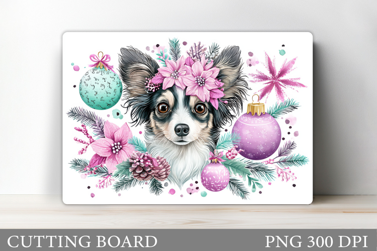 Christmas Dog Cutting Board. Christmas Cutting Board Design