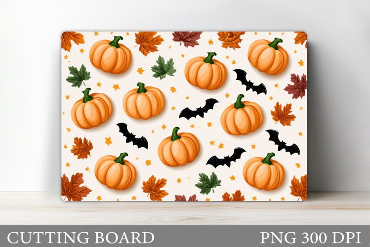 Pumpkin Cutting Board. Halloween Cutting Board Design