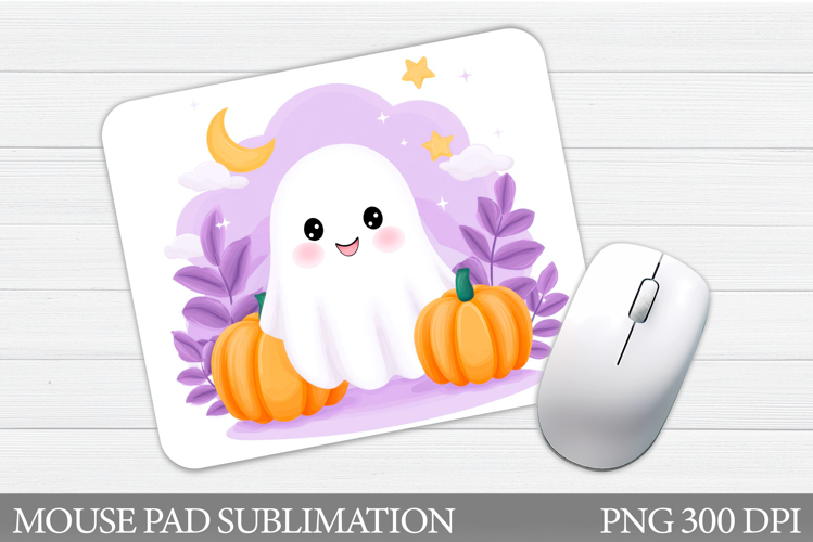 Halloween Ghost Mouse Pad. Halloween Mouse Pad Sublimation