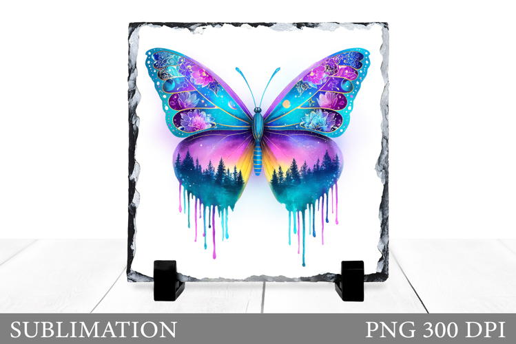 Butterfly Sublimation. Butterfly Slate Sublimation