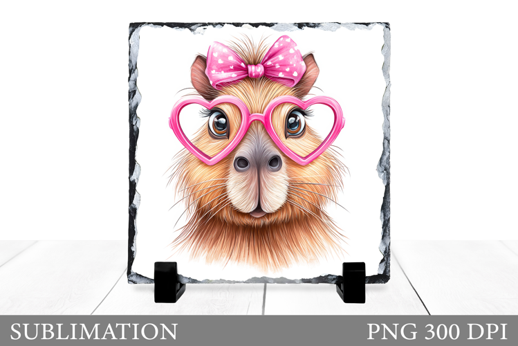 Capybara Sublimation. Capybara Slate Design
