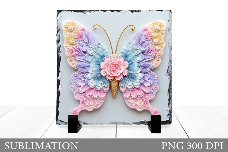 Butterfly Sublimation. Butterfly Slate Sublimation