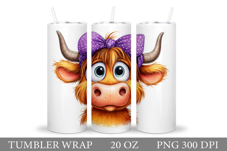 Cute Cow Tumbler Design. Cow Tumbler Sublimation