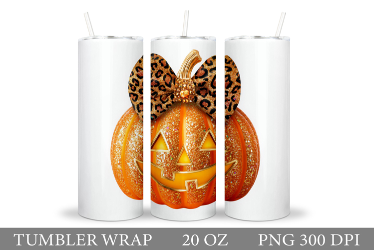 Halloween Pumpkin Tumbler. Halloween Tumbler Sublimation
