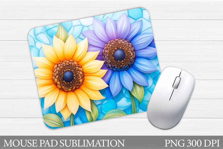 Sunflowers Mouse Pad. Flowers Mouse Pad Design