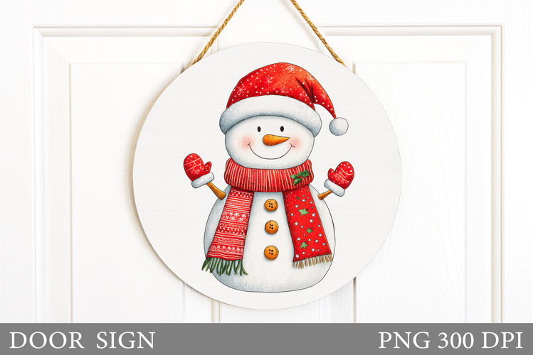 Cute Snowman Clipart Image 16