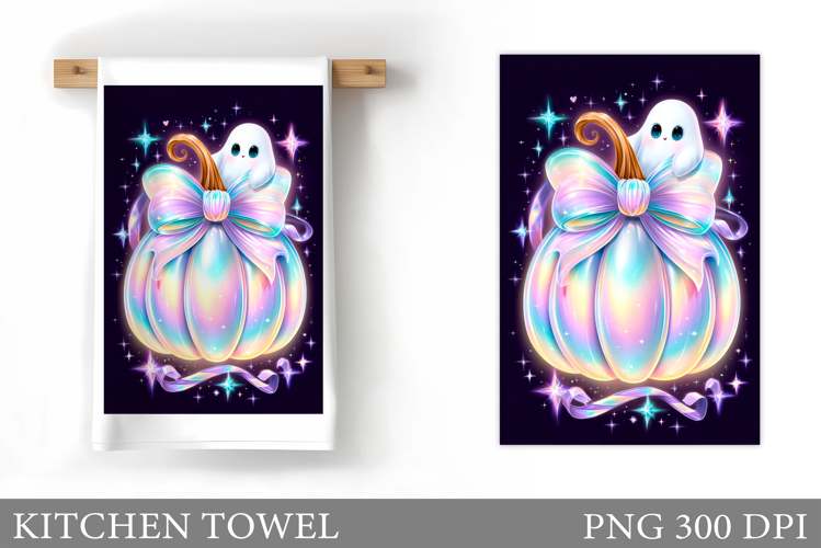 Halloween Kitchen Towel Design. Halloween Sublimation