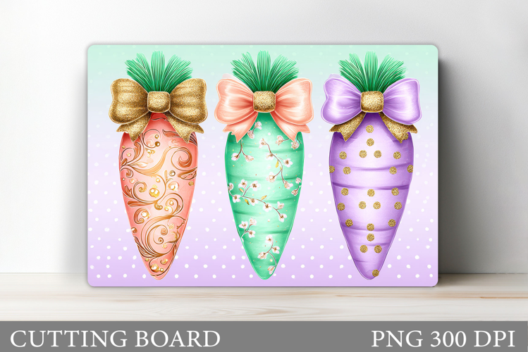 Carrot Cutting Board Design. Carrot Sublimation