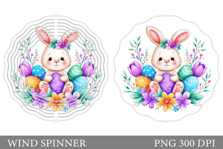 Easter Bunny Wind Spinner. Easter Wind Spinner Design
