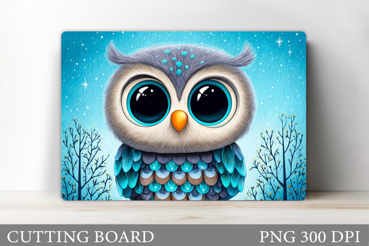 Cute Owl Cutting Board. Owl Kitchen Cutting Board