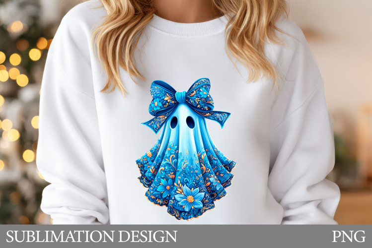 Cute Ghost Sublimation. Cute Ghost T-Shirt Design