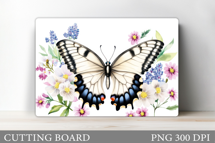 Butterfly Cutting Board. Flower Cutting Board Sublimation
