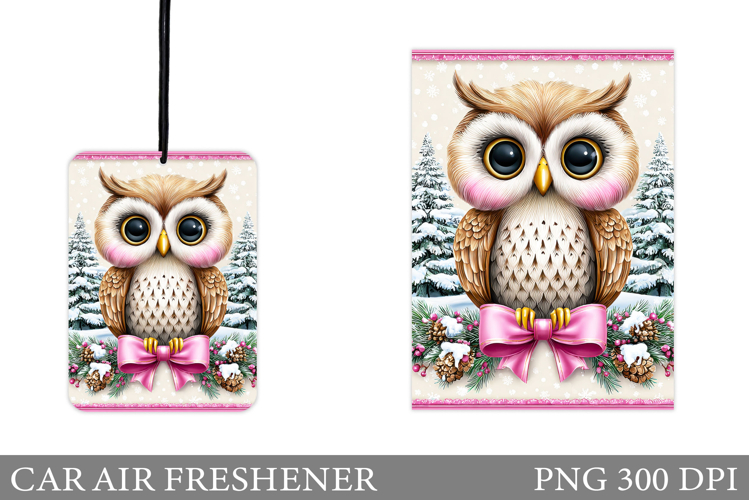 Cute Owl Car Air Freshener. Christmas Car Air Freshener