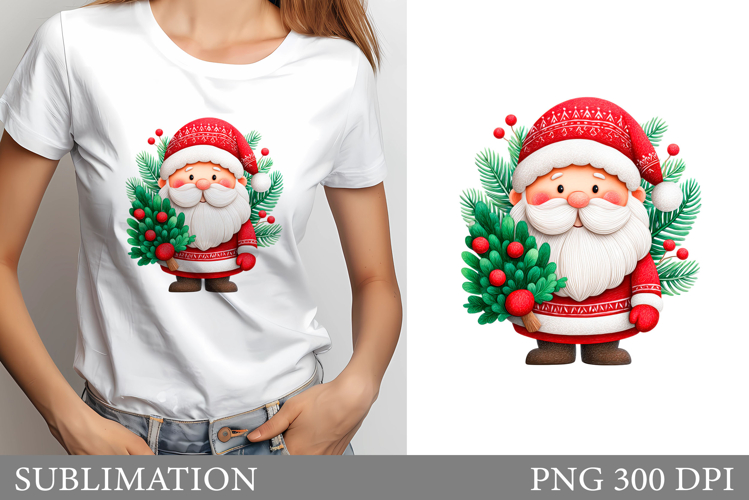 Cute Santa Clipart Image 9
