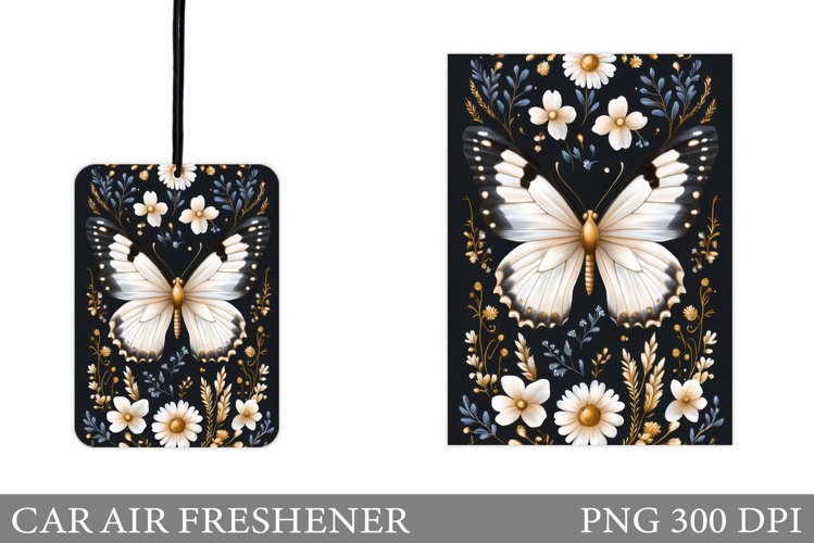 Butterfly Car Air Freshener. Car Air Freshener Sublimation
